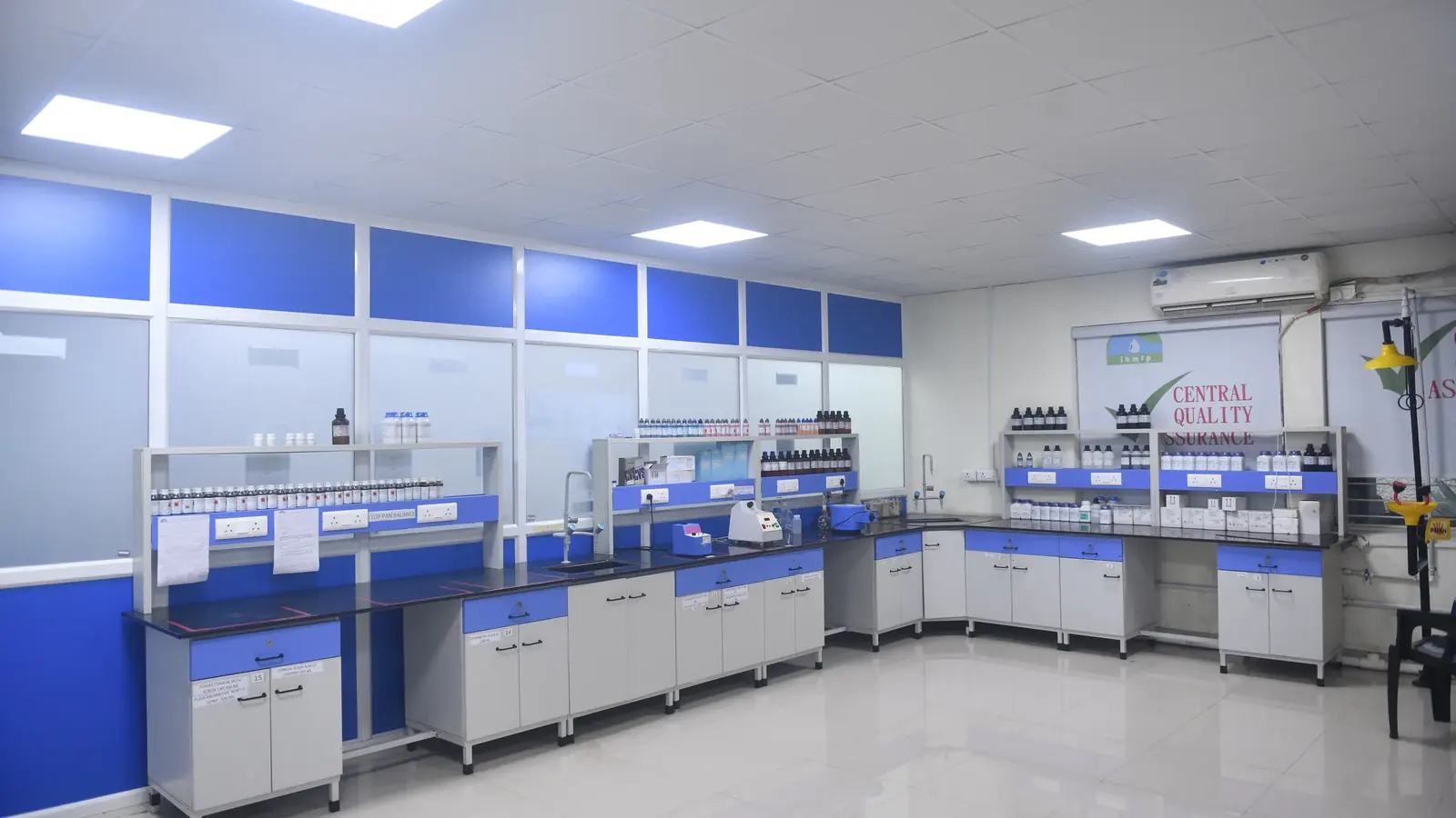 Central Quality Assurance laboratory on campus