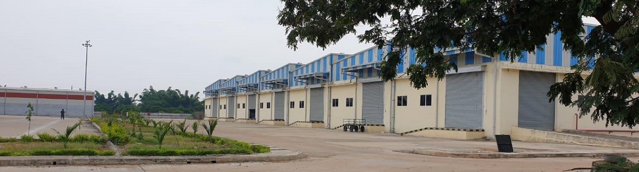 Warehousing inside the Indus Best Mega Food Park campus